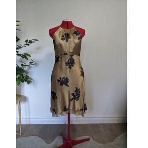 Nine West - Gold high neck dress